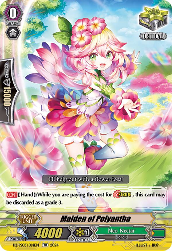 Maiden of Polyantha (DZ-PS03/014EN) [Premium Deckset "Musketeer"] | Pegasus Games WI