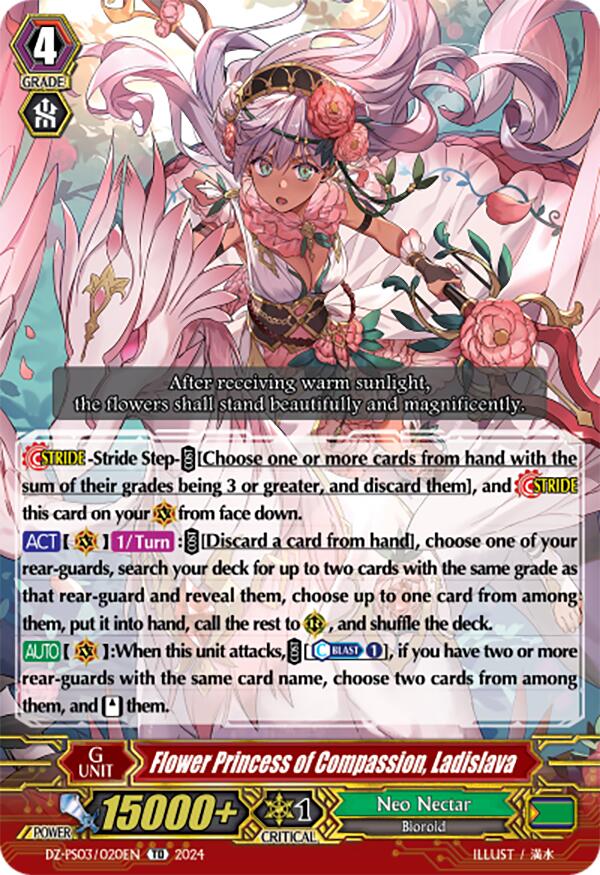 Flower Princess of Compassion, Ladislava (DZ-PS03/020EN) [Premium Deckset "Musketeer"] | Pegasus Games WI