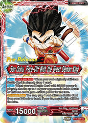 Son Goku // Son Goku Face-Off With the Great Demon King (BT25-001) [Legend of the Dragon Balls Prerelease Promos] | Pegasus Games WI