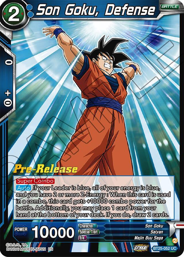 Son Goku, Defense (BT25-052) [Legend of the Dragon Balls Prerelease Promos] | Pegasus Games WI