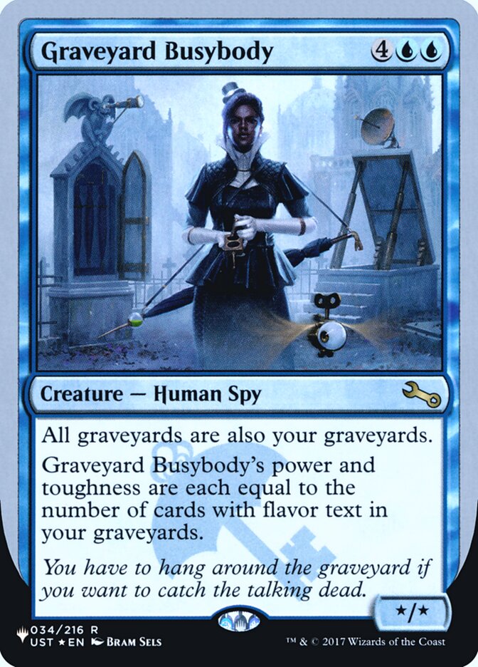 Graveyard Busybody (Unfinity Foil Edition) [The List] | Pegasus Games WI