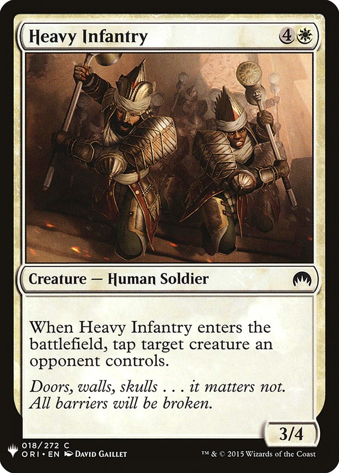 Heavy Infantry [Mystery Booster] | Pegasus Games WI