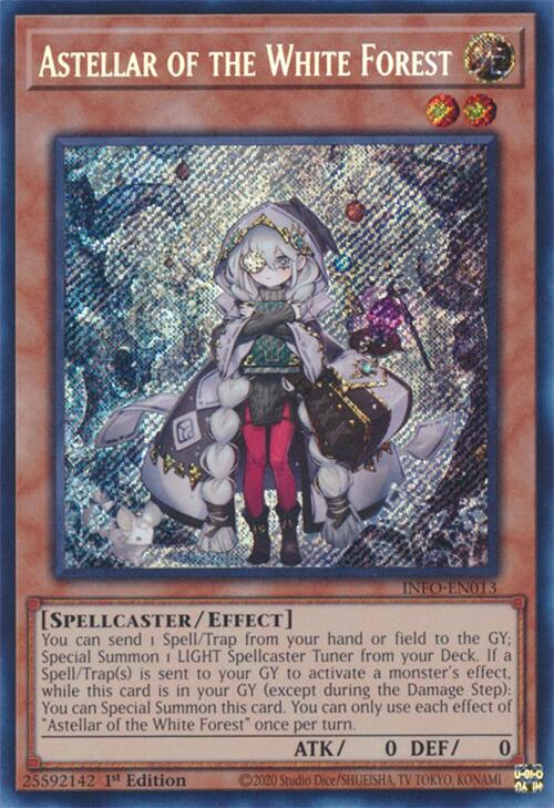 Astellar of the White Forest (Quarter Century Secret Rare) [INFO-EN013] Quarter Century Secret Rare | Pegasus Games WI