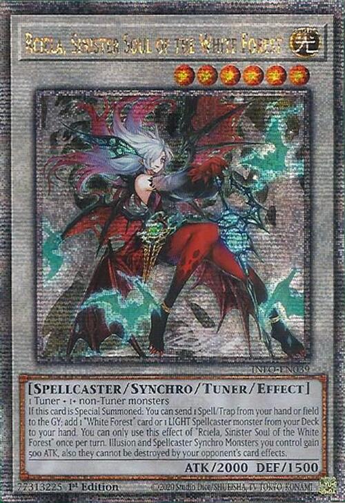 Rciela, Sinister Soul of the White Forest (Quarter Century Secret Rare) [INFO-EN039] Quarter Century Secret Rare | Pegasus Games WI