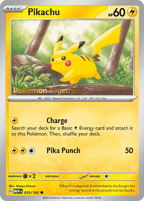 Pikachu (025/165) (PokePost Promo) [Scarlet & Violet 151] | Pegasus Games WI