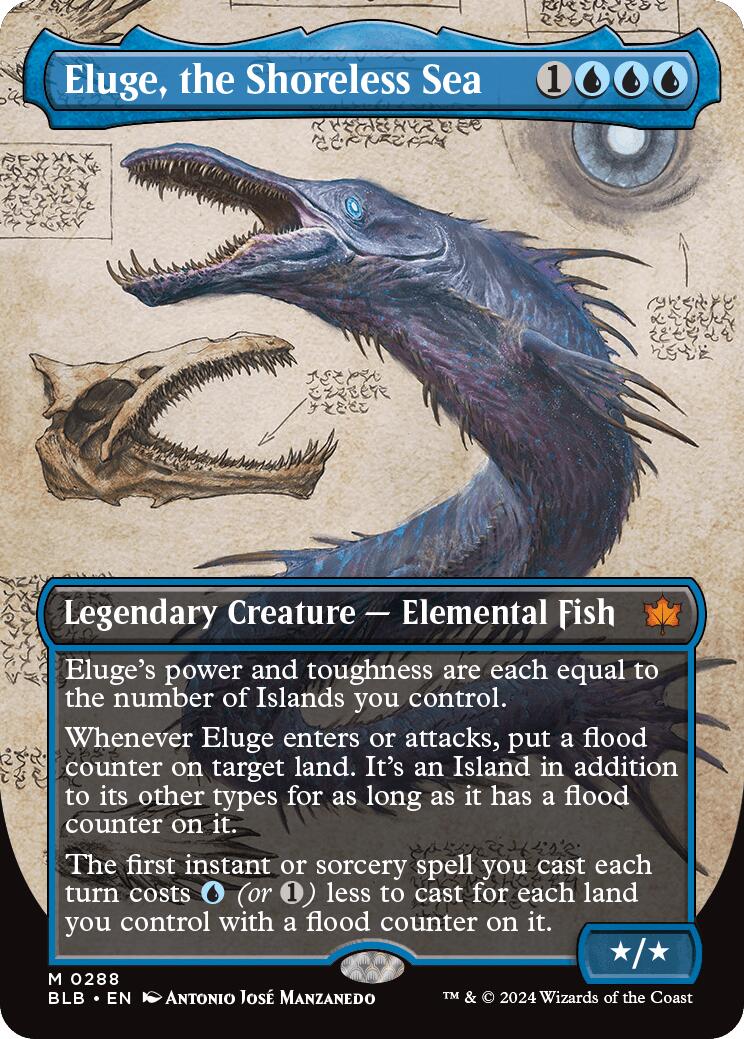 Eluge, the Shoreless Sea (Borderless) [Bloomburrow] | Pegasus Games WI