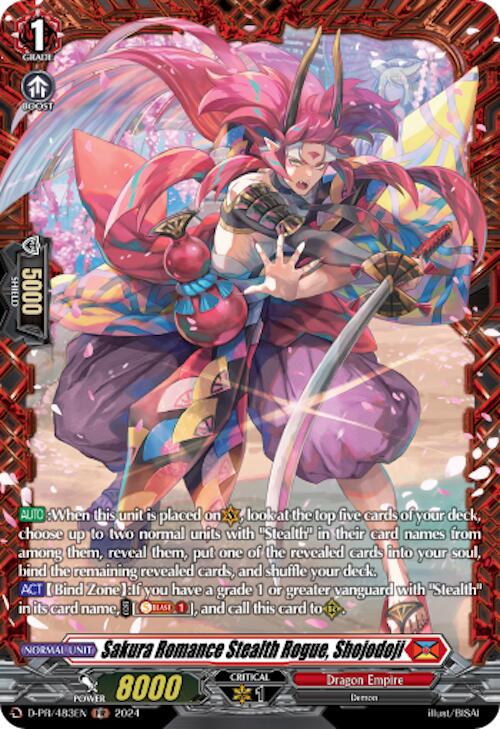 Sakura Romance Stealth Rogue, Shojodoji (D-PR/483EN) [D Promo Cards] | Pegasus Games WI