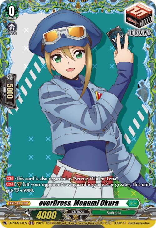 overDress, Megumi Okura (D-PR/514EN) [D Promo Cards] | Pegasus Games WI