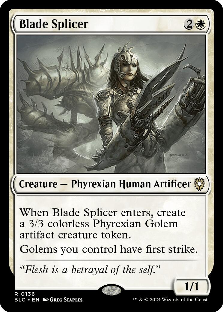 Blade Splicer [Bloomburrow Commander] | Pegasus Games WI