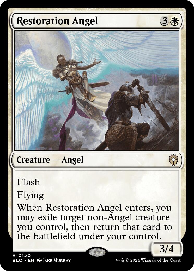 Restoration Angel [Bloomburrow Commander] | Pegasus Games WI