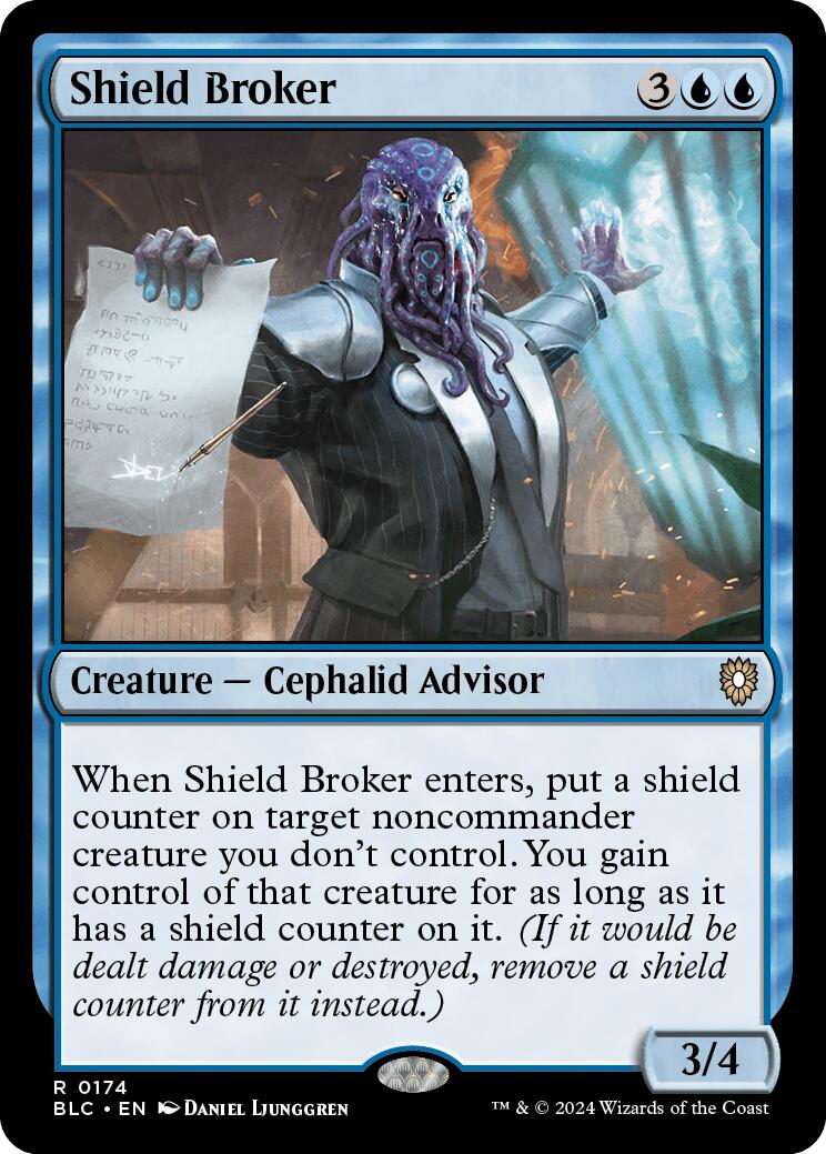 Shield Broker [Bloomburrow Commander] | Pegasus Games WI