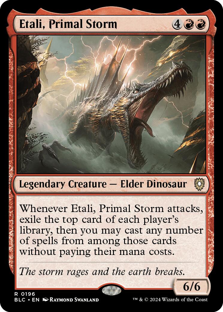 Etali, Primal Storm [Bloomburrow Commander] | Pegasus Games WI