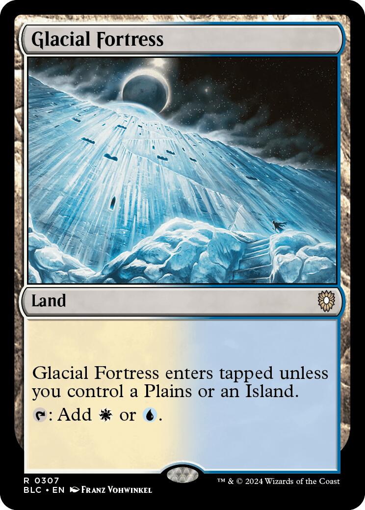 Glacial Fortress [Bloomburrow Commander] | Pegasus Games WI