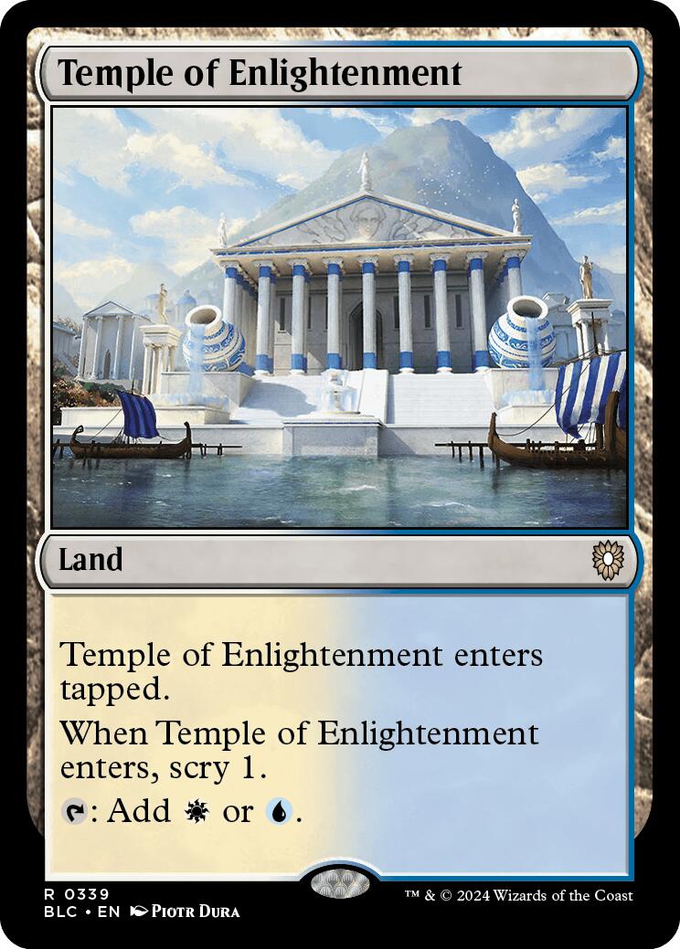 Temple of Enlightenment [Bloomburrow Commander] | Pegasus Games WI