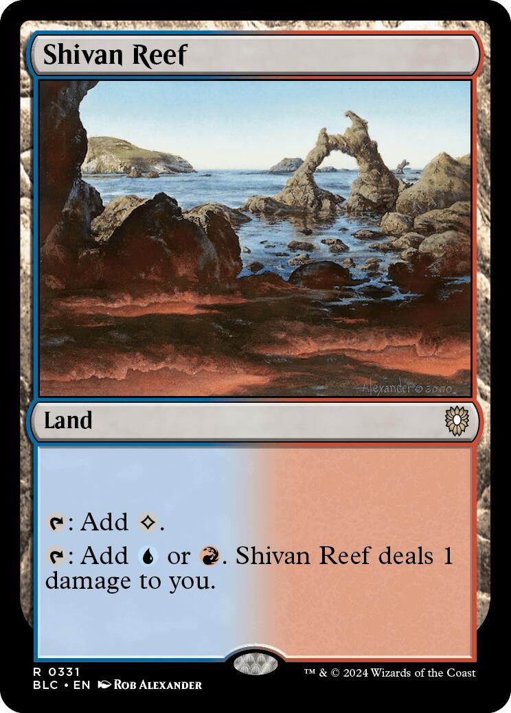Shivan Reef [Bloomburrow Commander] | Pegasus Games WI