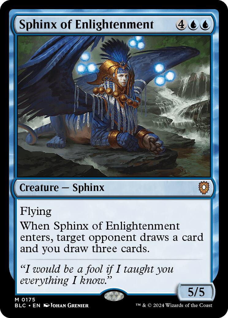 Sphinx of Enlightenment [Bloomburrow Commander] | Pegasus Games WI
