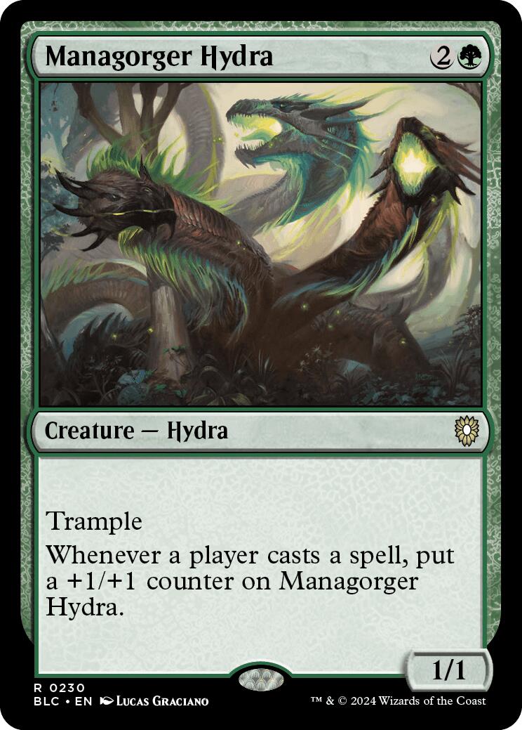 Managorger Hydra [Bloomburrow Commander] | Pegasus Games WI