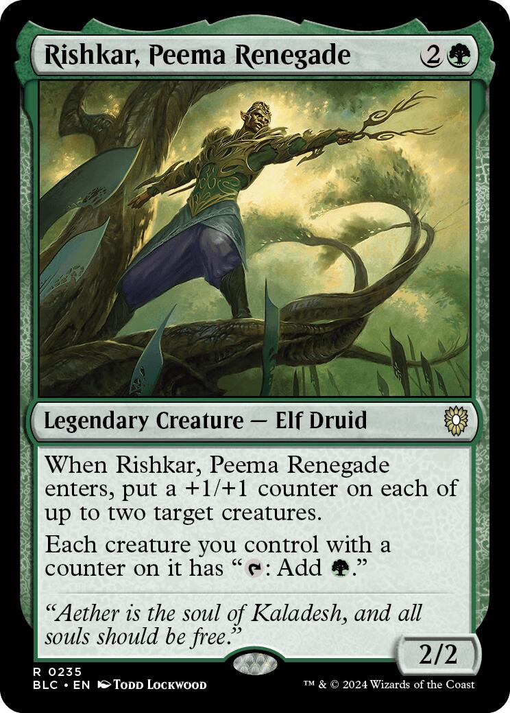 Rishkar, Peema Renegade [Bloomburrow Commander] | Pegasus Games WI
