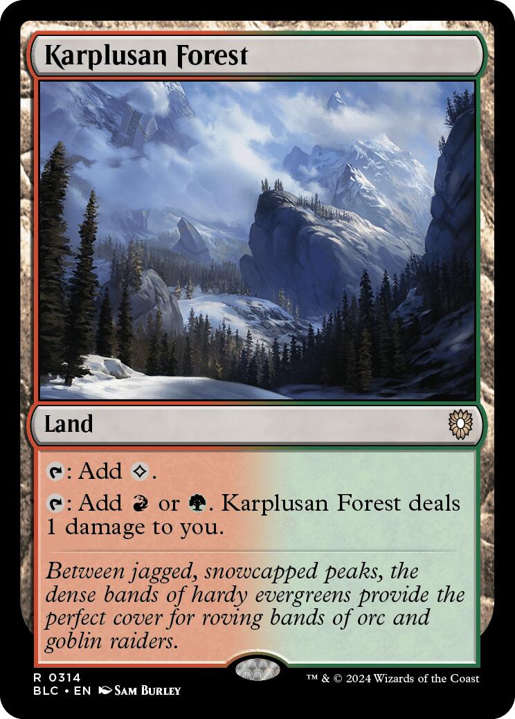 Karplusan Forest [Bloomburrow Commander] | Pegasus Games WI