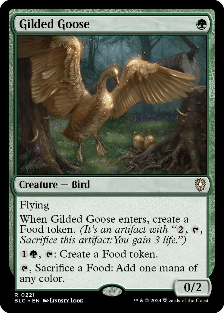 Gilded Goose [Bloomburrow Commander] | Pegasus Games WI