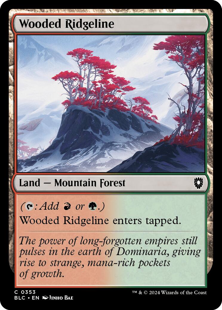 Wooded Ridgeline [Bloomburrow Commander] | Pegasus Games WI