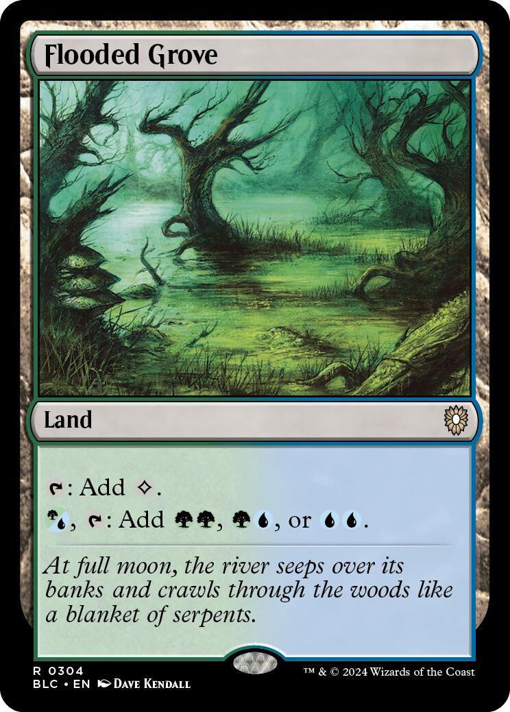 Flooded Grove [Bloomburrow Commander] | Pegasus Games WI