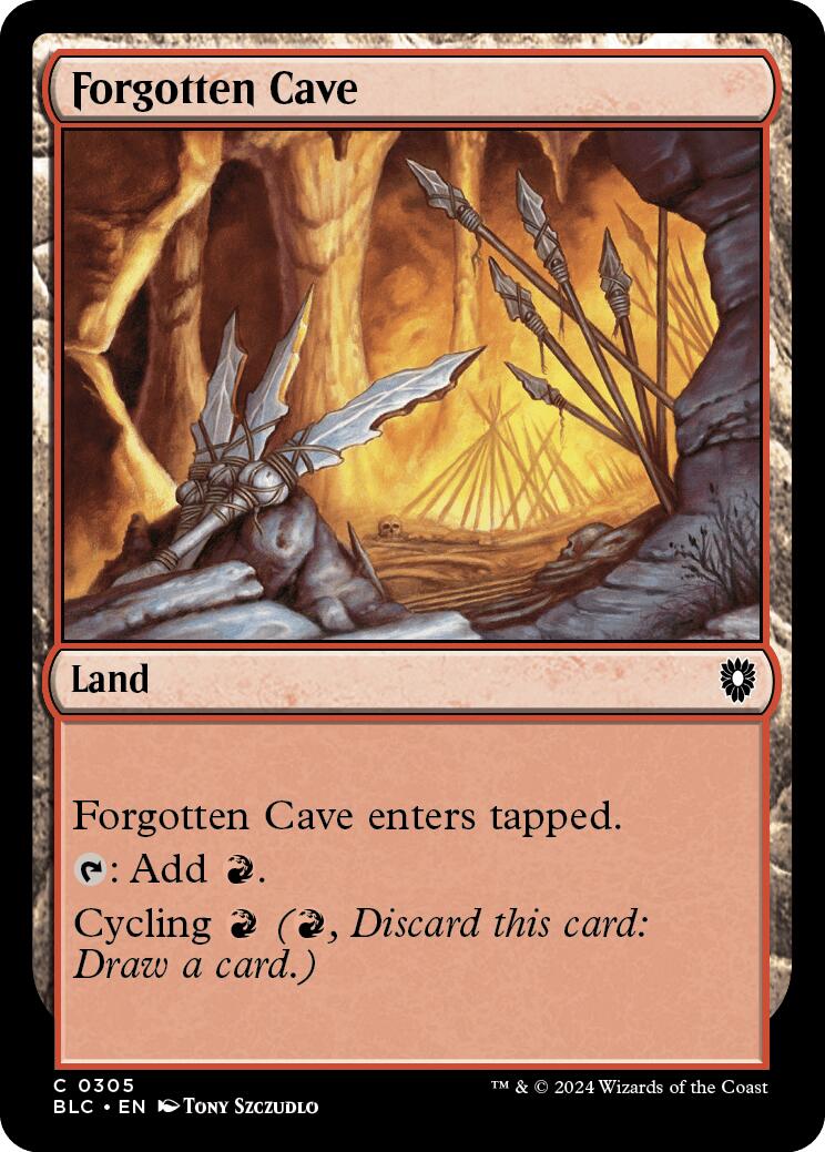 Forgotten Cave [Bloomburrow Commander] | Pegasus Games WI