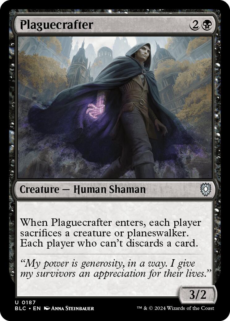Plaguecrafter [Bloomburrow Commander] | Pegasus Games WI