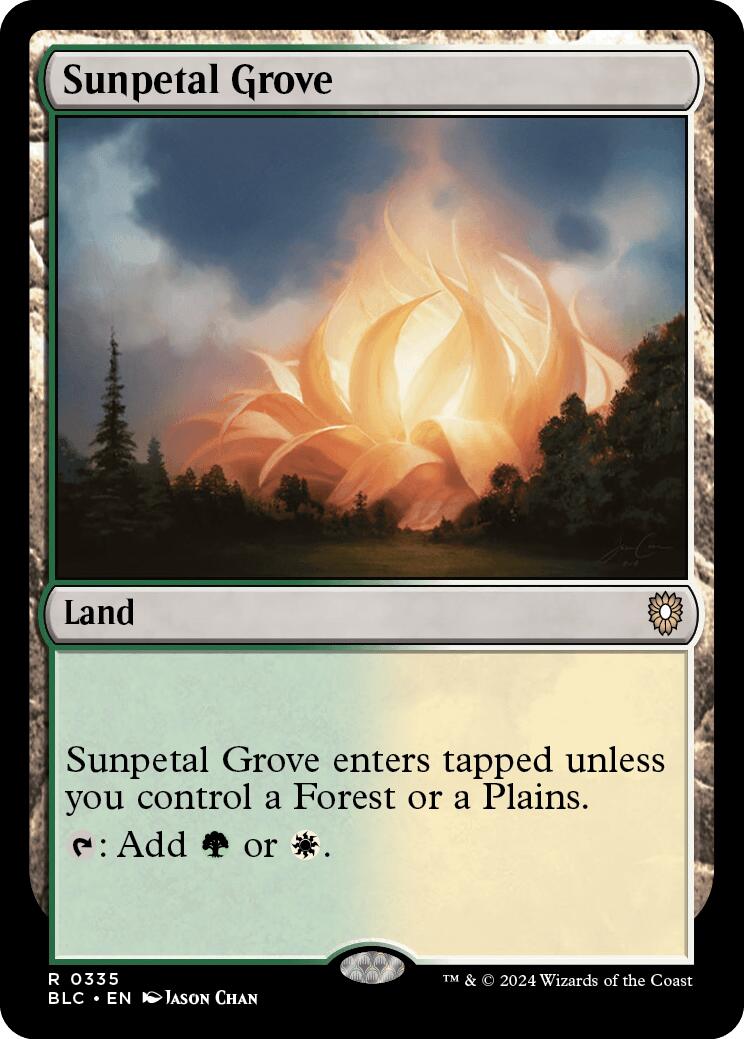 Sunpetal Grove [Bloomburrow Commander] | Pegasus Games WI