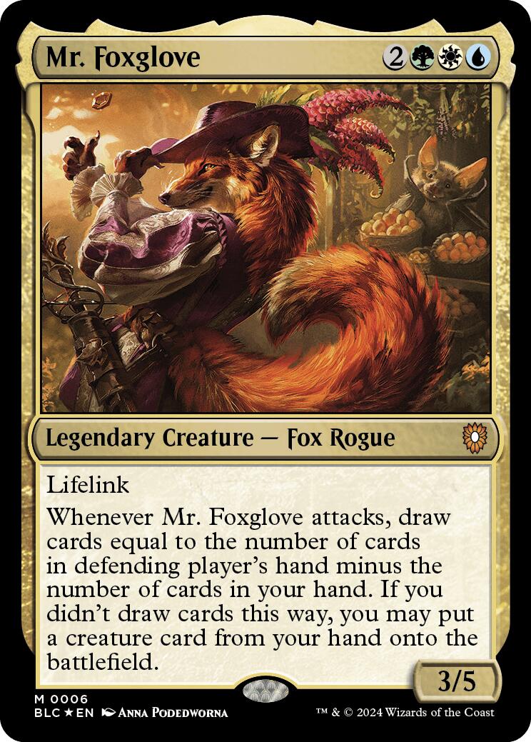 Mr. Foxglove [Bloomburrow Commander] | Pegasus Games WI