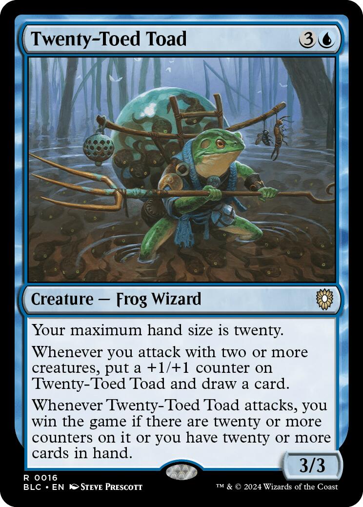 Twenty-Toed Toad [Bloomburrow Commander] | Pegasus Games WI