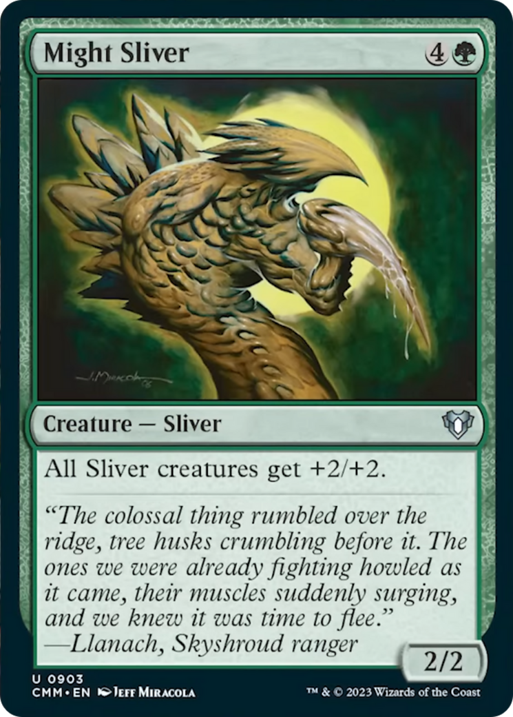 Might Sliver [Commander Masters] | Pegasus Games WI