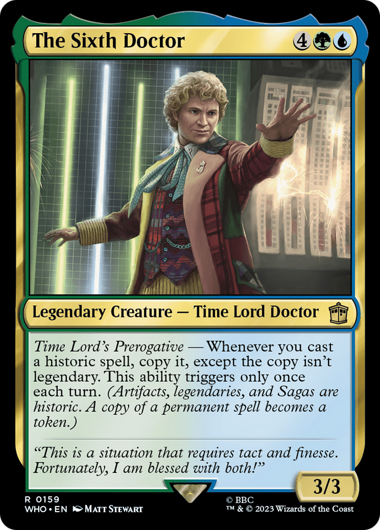The Sixth Doctor [Doctor Who] | Pegasus Games WI