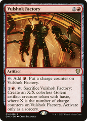 Vulshok Factory [Phyrexia: All Will Be One Commander] | Pegasus Games WI