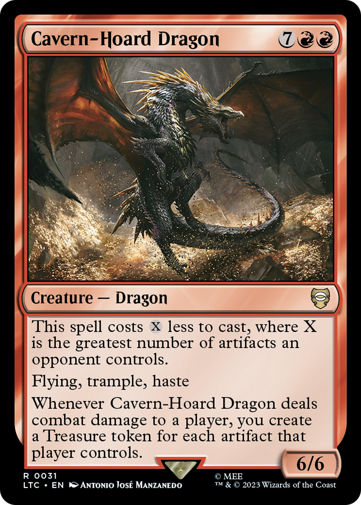 Cavern-Hoard Dragon [The Lord of the Rings: Tales of Middle-Earth Commander] | Pegasus Games WI