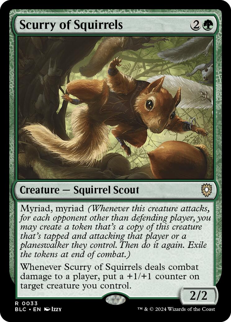 Scurry of Squirrels [Bloomburrow Commander] | Pegasus Games WI
