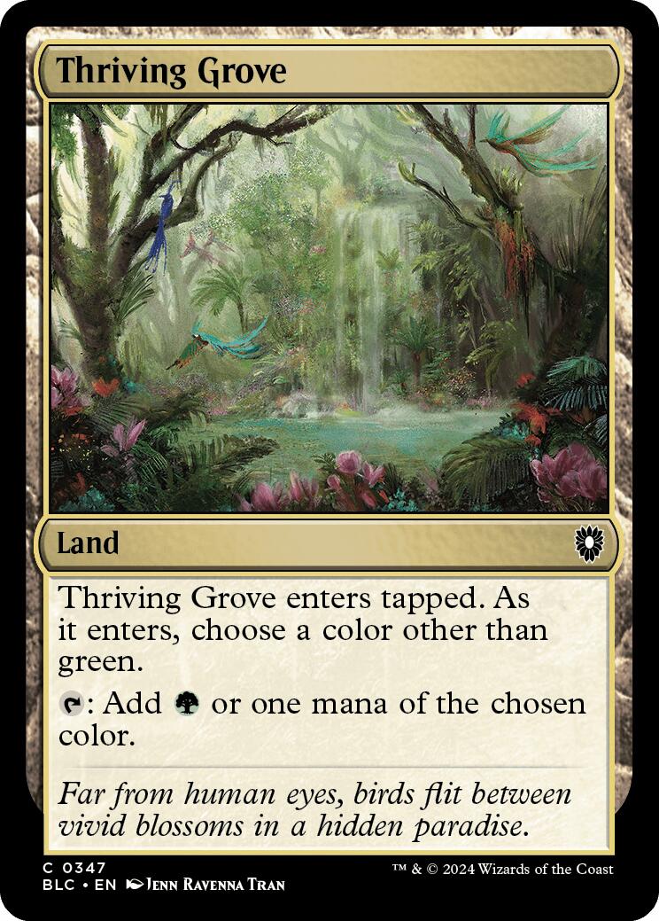 Thriving Grove [Bloomburrow Commander] | Pegasus Games WI