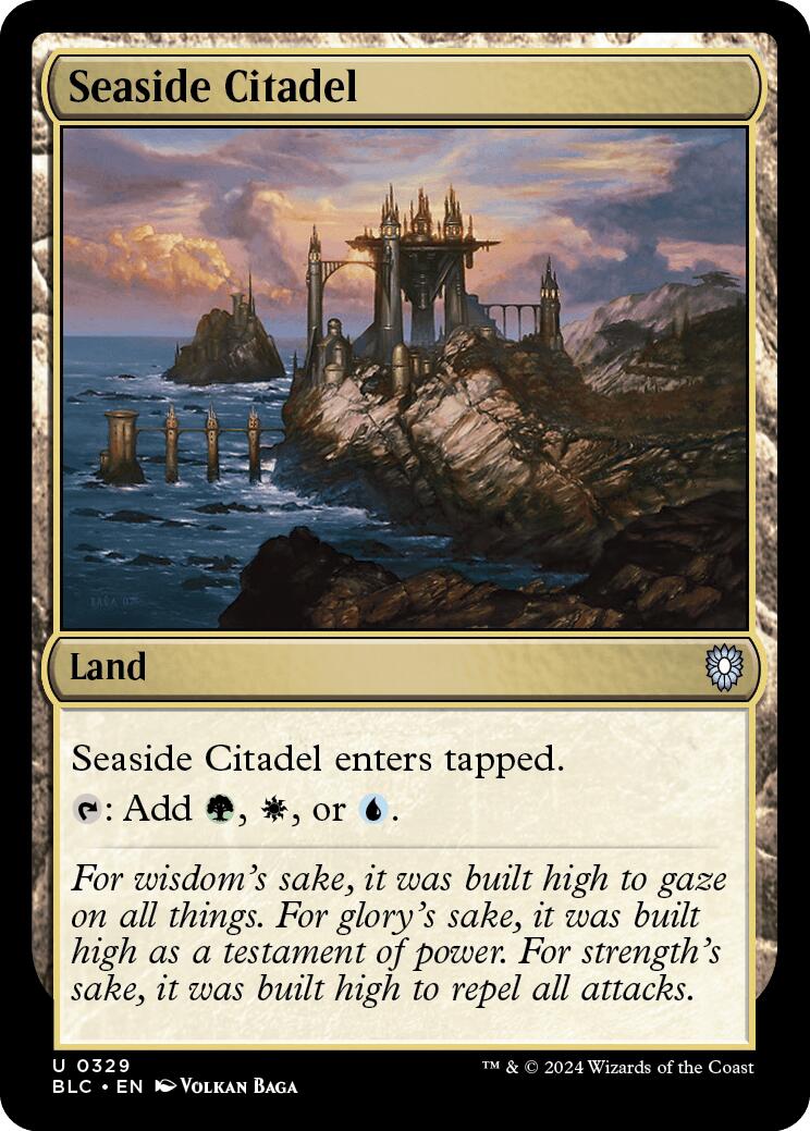 Seaside Citadel [Bloomburrow Commander] | Pegasus Games WI