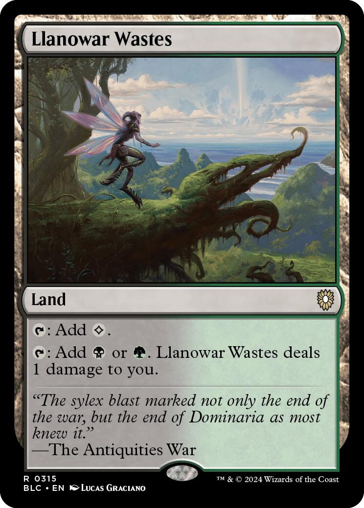 Llanowar Wastes [Bloomburrow Commander] | Pegasus Games WI