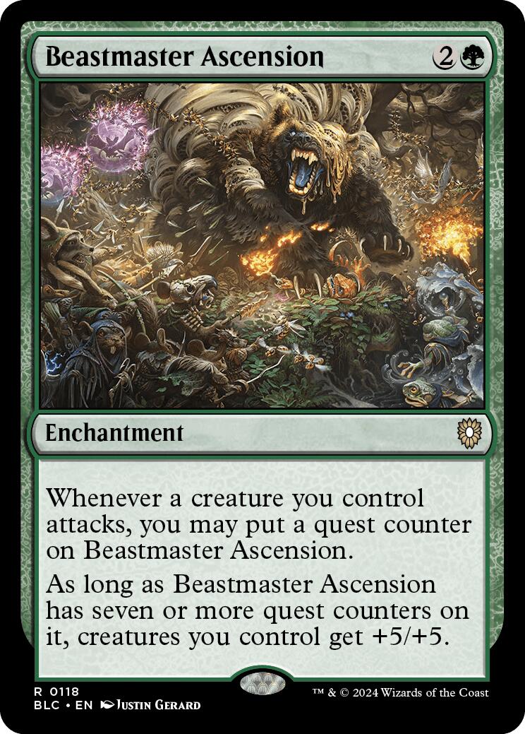 Beastmaster Ascension [Bloomburrow Commander] | Pegasus Games WI