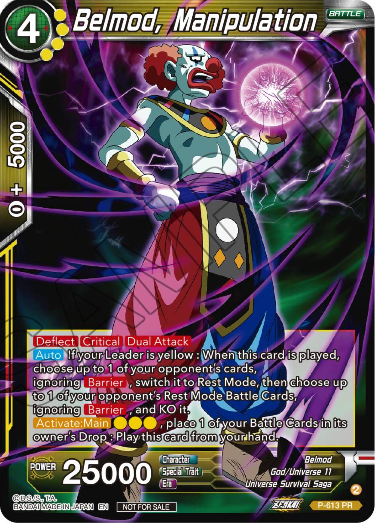 Belmod, Manipulation (Tournament Pack Vol. 8) (P-613) [Promotion Cards] | Pegasus Games WI