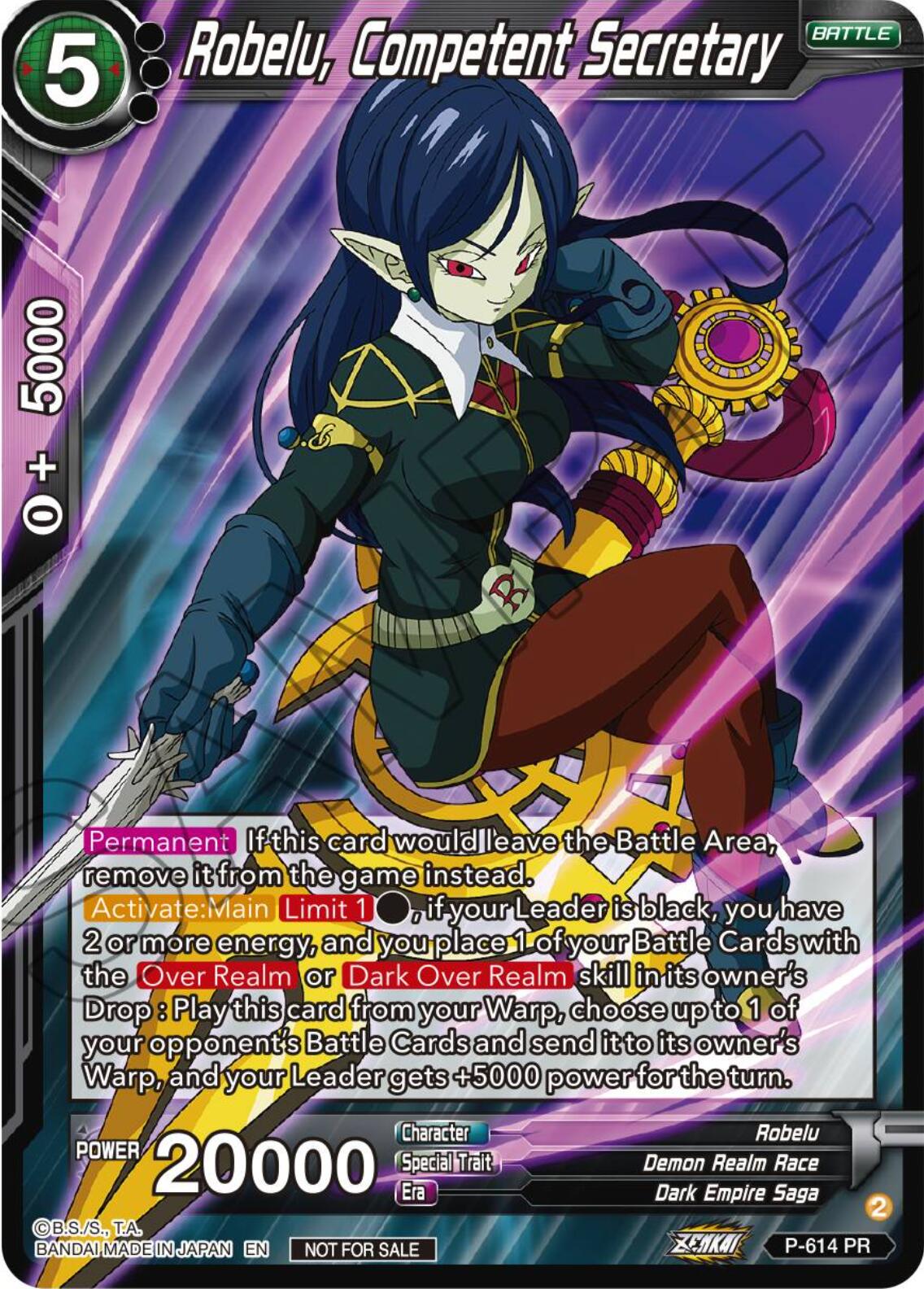 Robelu, Competent Secretary (Tournament Pack Vol. 8) (P-614) [Promotion Cards] | Pegasus Games WI