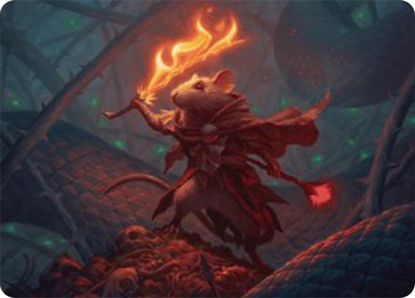 Emberheart Challenger Art Card [Bloomburrow Art Series] | Pegasus Games WI