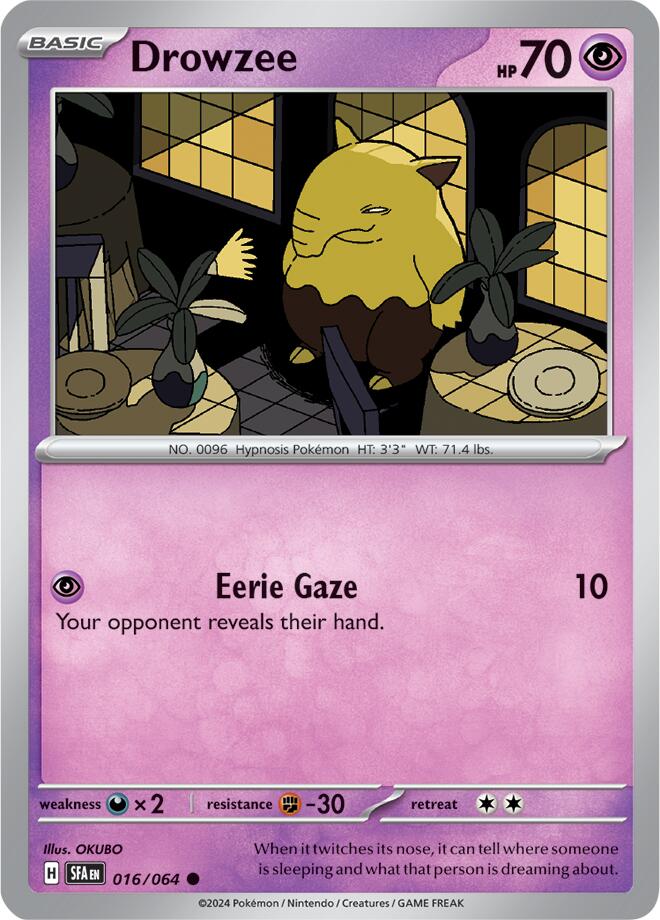 Drowzee (016/064) [Scarlet & Violet: Shrouded Fable] | Pegasus Games WI