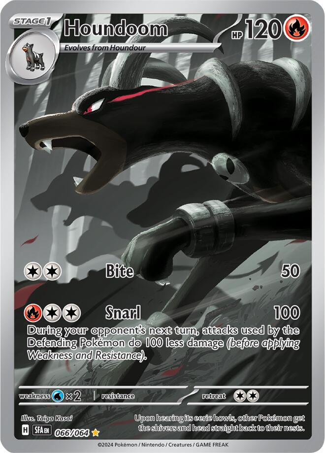 Houndoom (066/064) [Scarlet & Violet: Shrouded Fable] | Pegasus Games WI