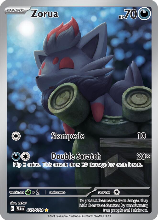 Zorua (075/064) [Scarlet & Violet: Shrouded Fable] | Pegasus Games WI