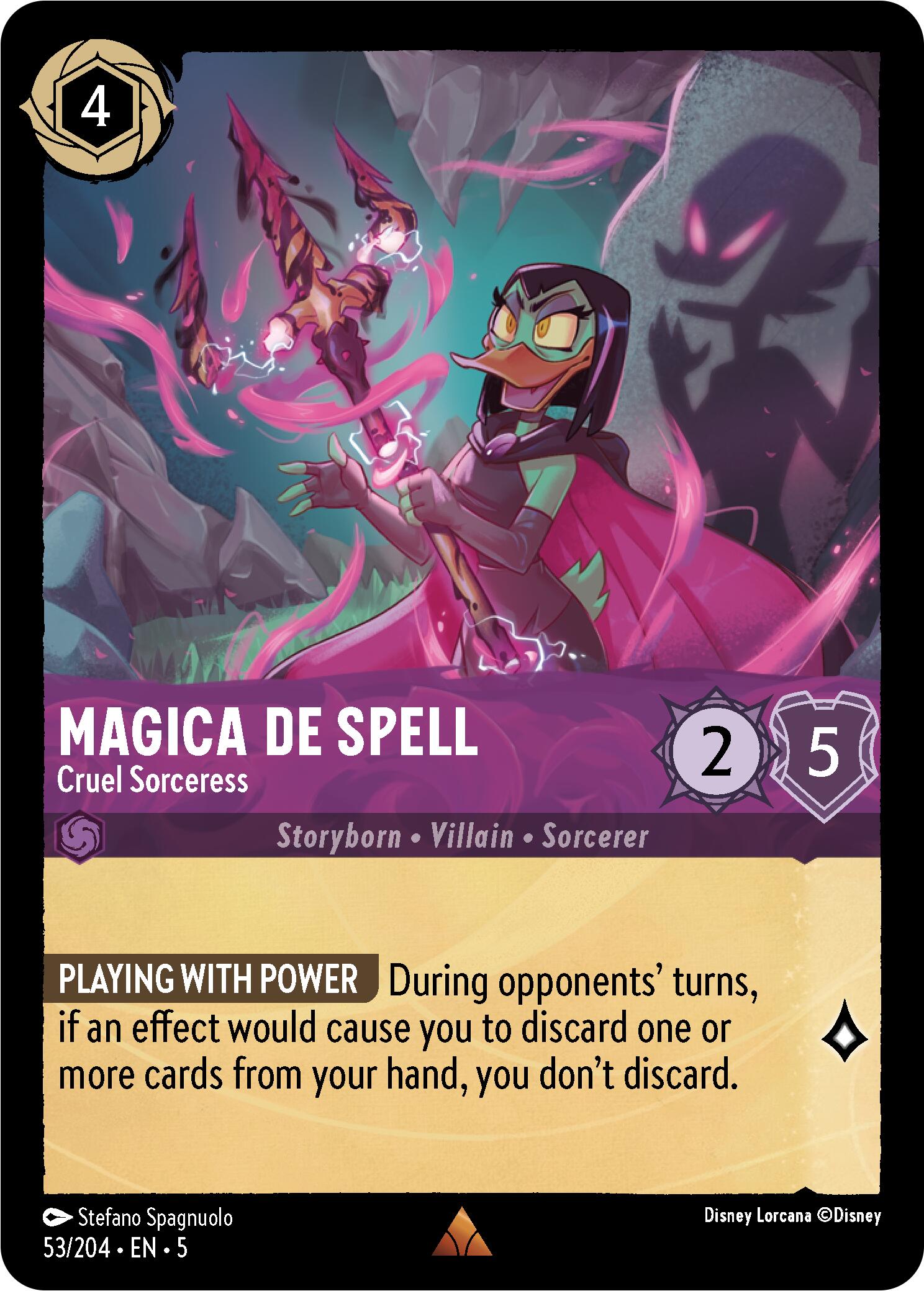 Magica De Spell - Cruel Sorceress (53/204) [Shimmering Skies] | Pegasus Games WI