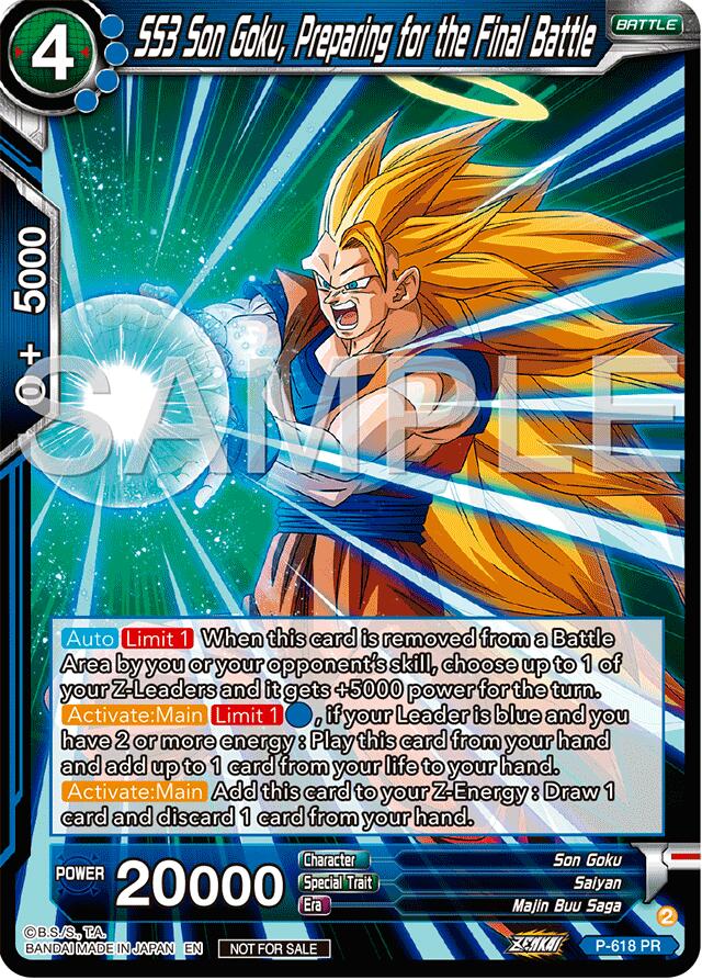 SS3 Son Goku, Preparing for the Final Battle (Deluxe Pack 2024 Vol.2) (P-618) [Promotion Cards] | Pegasus Games WI