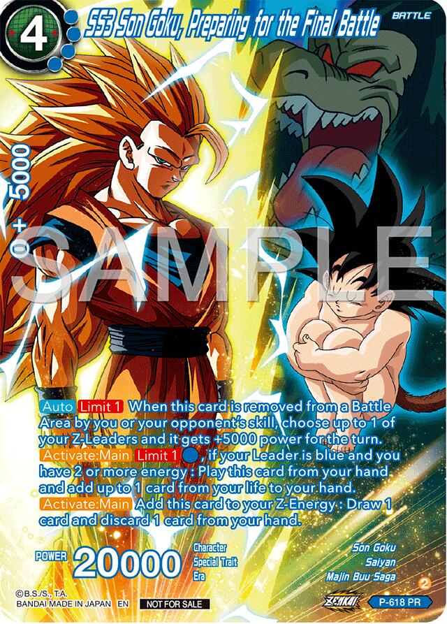 SS3 Son Goku, Preparing for the Final Battle (Full Art) (Deluxe Pack 2024 Vol.2) (P-618) [Promotion Cards] | Pegasus Games WI