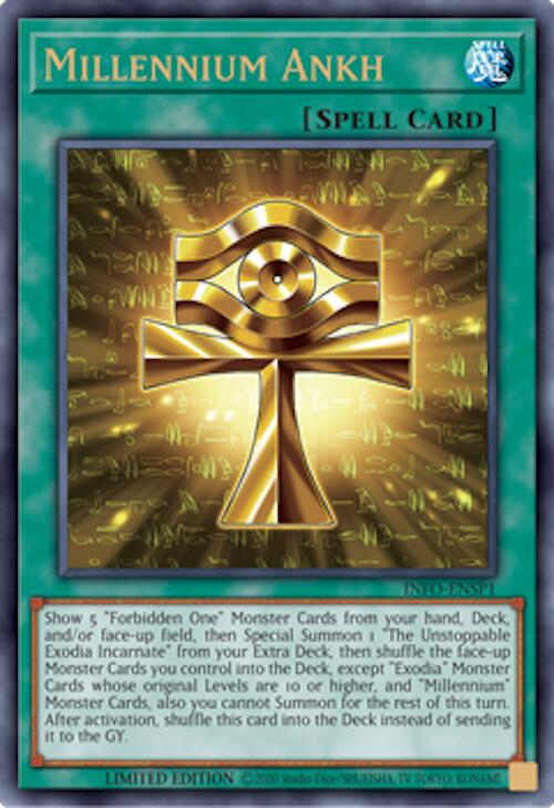 Millennium Ankh (INFO-ENSP1) [INFO-ENSP1] Secret Rare | Pegasus Games WI